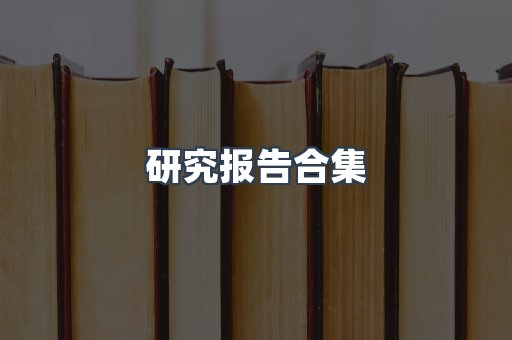 研究报告合集